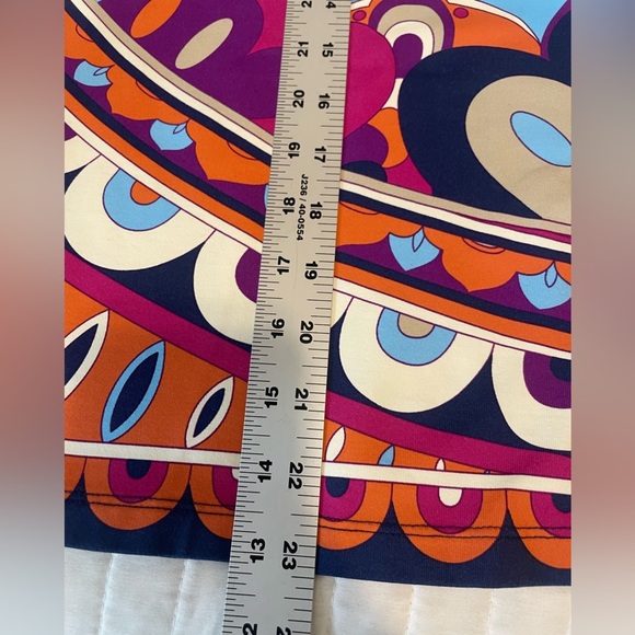 J McLaughlin Catalina Cloth Top Blouse Womens Sz M Retro Paisley Boat Neck Vacay - Picture 12 of 15